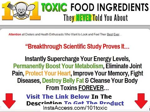 101 Toxic Food Ingredients THE HONEST TRUTH Bonus How to Eat Healthy