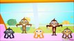 Five Little Monkeys | Nursery Rhymes | Popular Rhymes by HooplaKidz