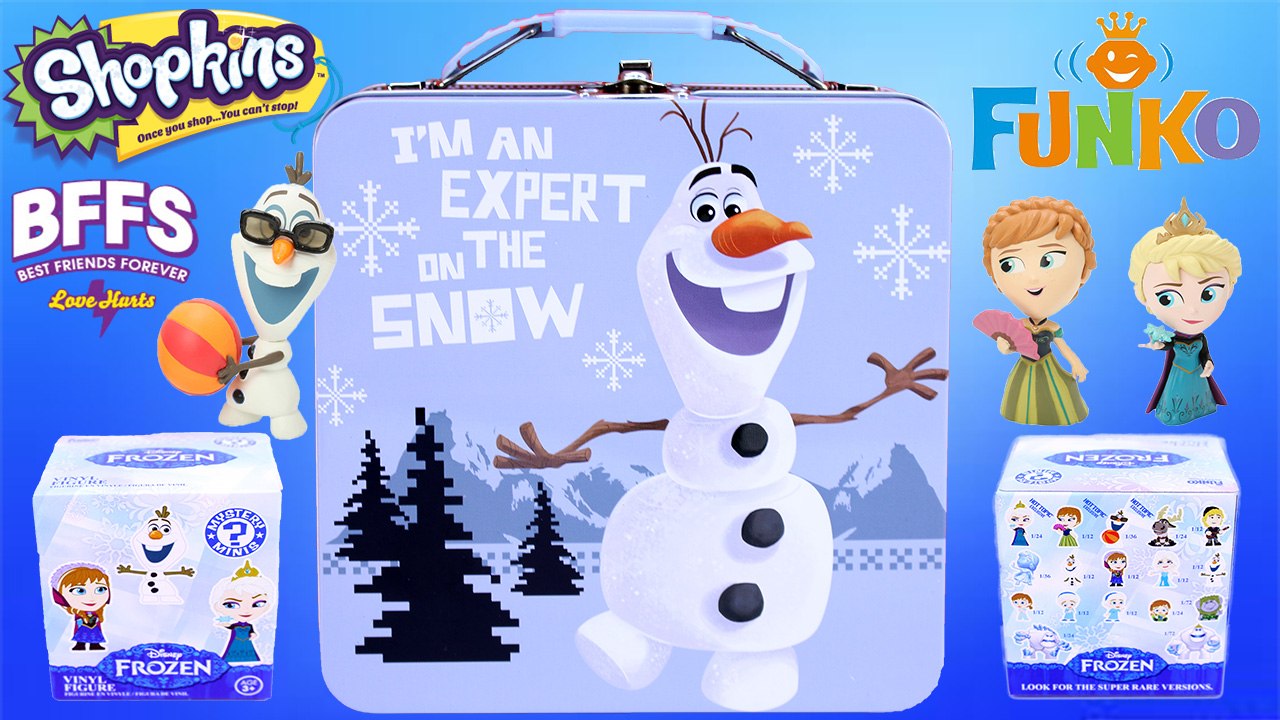 Disney Frozen Olaf Surprise Lunchbox | Shopkins Blind Bag Kidrobot BFFs Funko Mystery Minis