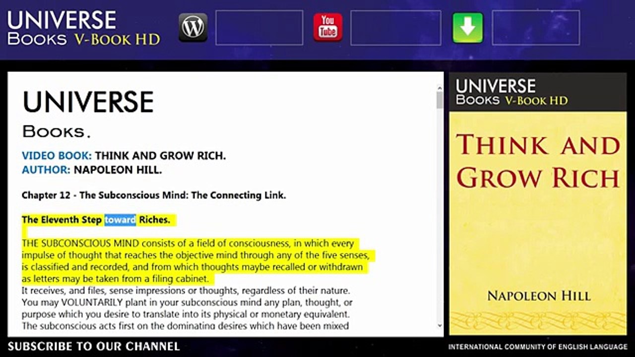 Think And Grow Rich - Part 12 - Audiobook - Napoleon Hill - Audio & Video Book