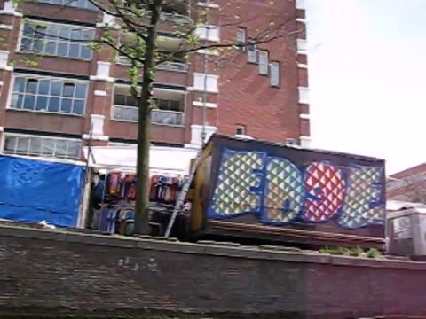 ГОЛЛАНДИЯ - АМСТЕРДАМ - на катере по реке АМСТЕЛ - каналы и улицы города