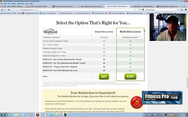 Fitness Pro Video Trainer tech tips with Optimized Press and Wishlist Member