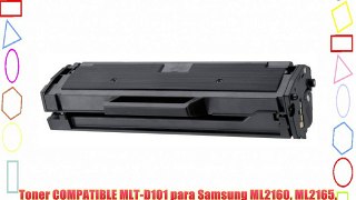 Toner COMPATIBLE MLT-D101 para Samsung ML2160 ML2165 ML2165W Ml2168 SCX3400 SCX3405W SCX3405