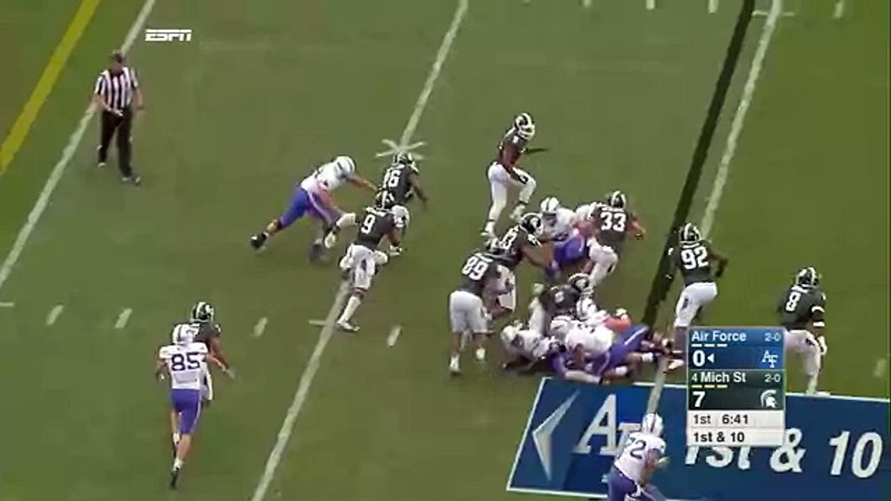 Air Force at Michigan State - Football Highlights