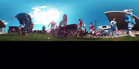 360 View- Players Coming Out Of The Tunnel At Barnsley (using Kodak SP360)
