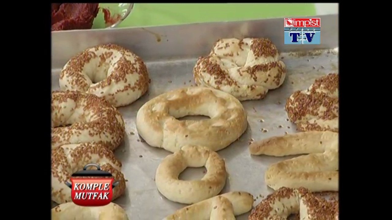 EV YAPIMI SUSAMLI SİMİT