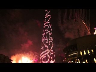 Burj Khalifa New Year Fireworks 2015