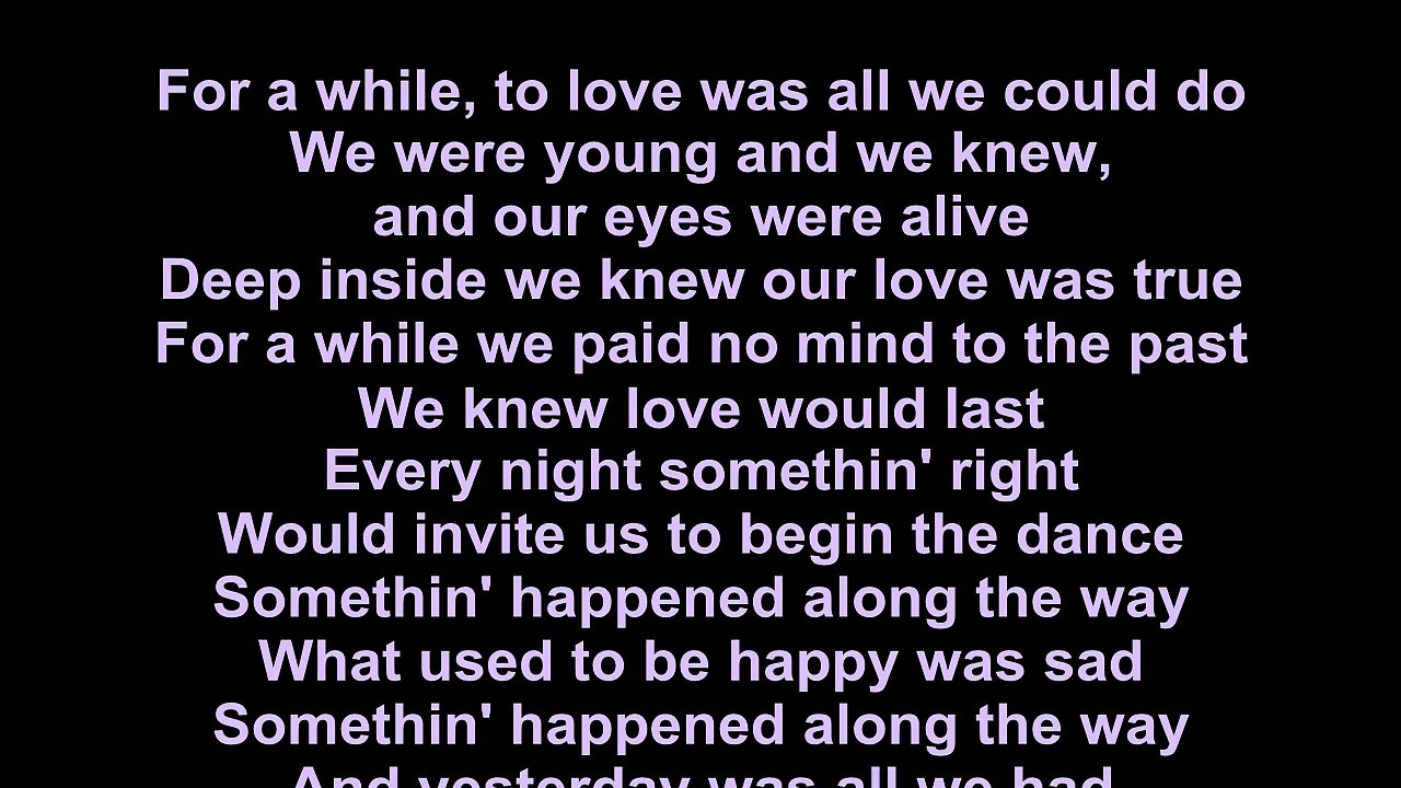 Earth, Wind _ Fire – After The Love Has Gone Lyrics