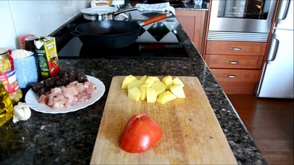 Рис в духовке с курицей. Испанская кухня