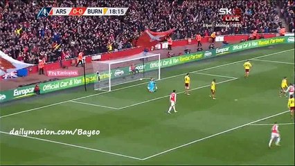 Alex Oxlade-Chamberlain Goal HD - Arsenal 1-0 Burnley - 30-01-2016 FA Cup