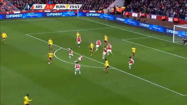 Goal Sam Vokes ~Arsenal 1-1 Burnley~