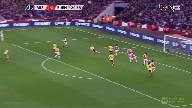 1-1 Sam Vokes - Arsenal v. Burnley 30.01.2016 HD