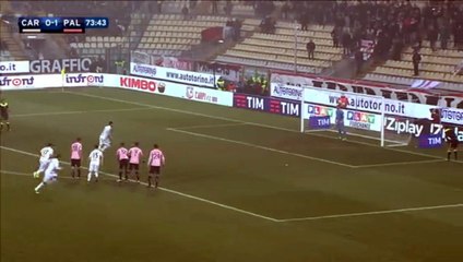 Goal Matteo Mancosu ~Carpi 1-1 Palermo~