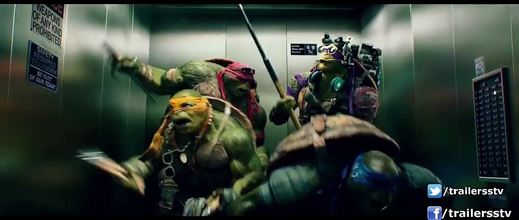 TEENAGE MUTANT NINJA TURTLES Trailer Music #3 Shell Shocked-Juicy J. & Wiz Khalifa