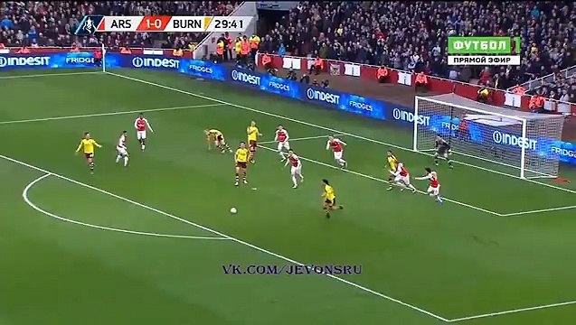 Sam Vokes GOAL | Arsenal 1-1 Burnley