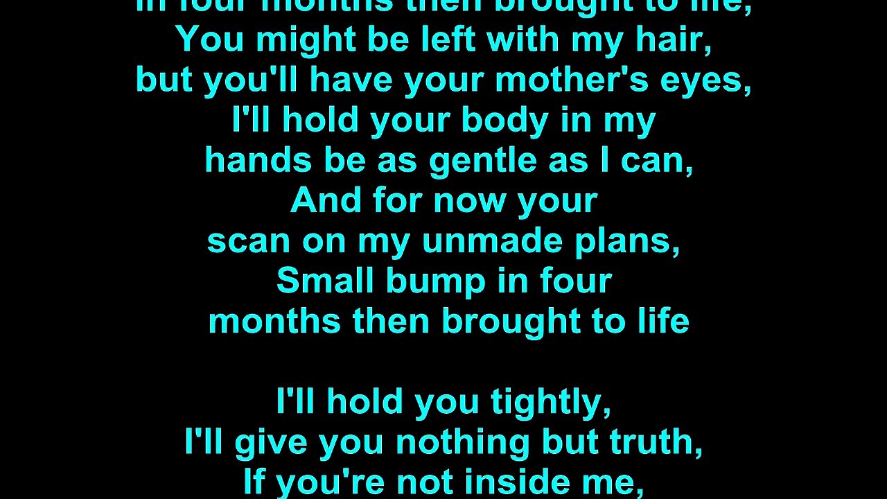 Ed Sheeran – Small Bump Lyrics