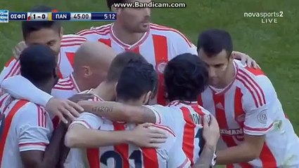 Olympiakos 1-0 Panetolikos GOAL Alejandro Dominguez