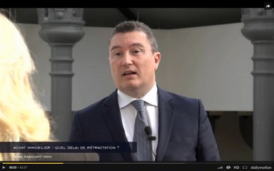 Achat immobilier : quel délai de rétractation ? Questions de droit immobilier n°8