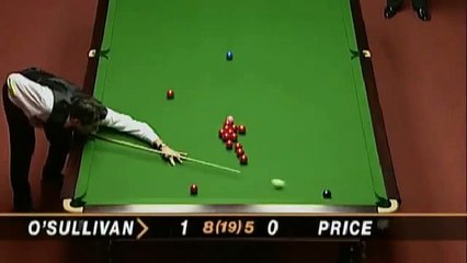 Ronnie O' Sullivan Fastest 147, First T|Ime in a History - Maximum Break TIme 5:20 in 1997 World