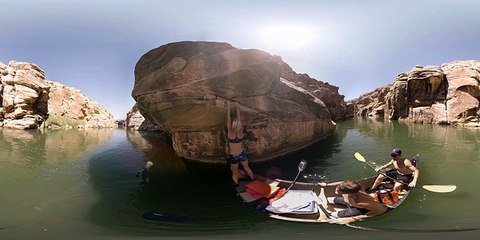 360° Deep Water Soloing with Climber Sierra Blair-Coyle