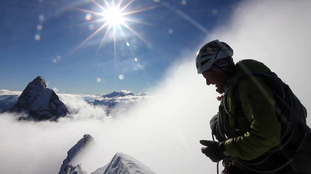 Sommet de la dent d'Herens (4171m, Suisse)