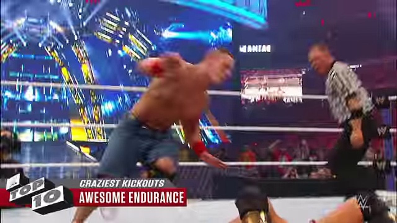 Craziest Kickouts- WWE Top 10
