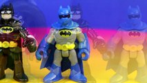 Imaginext The Batmobile & Villians With Batman Robin Joker Two Face Riddler Fisher Price