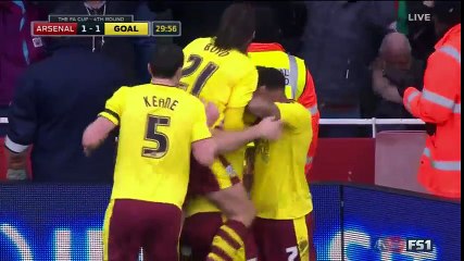 Arsenal 2 - 1 Burnley All Goals and Full Highlights 30/01/2016 - FA Cup