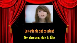 Karaoké Françoise Hardy - Ma jeunesse fout le camp