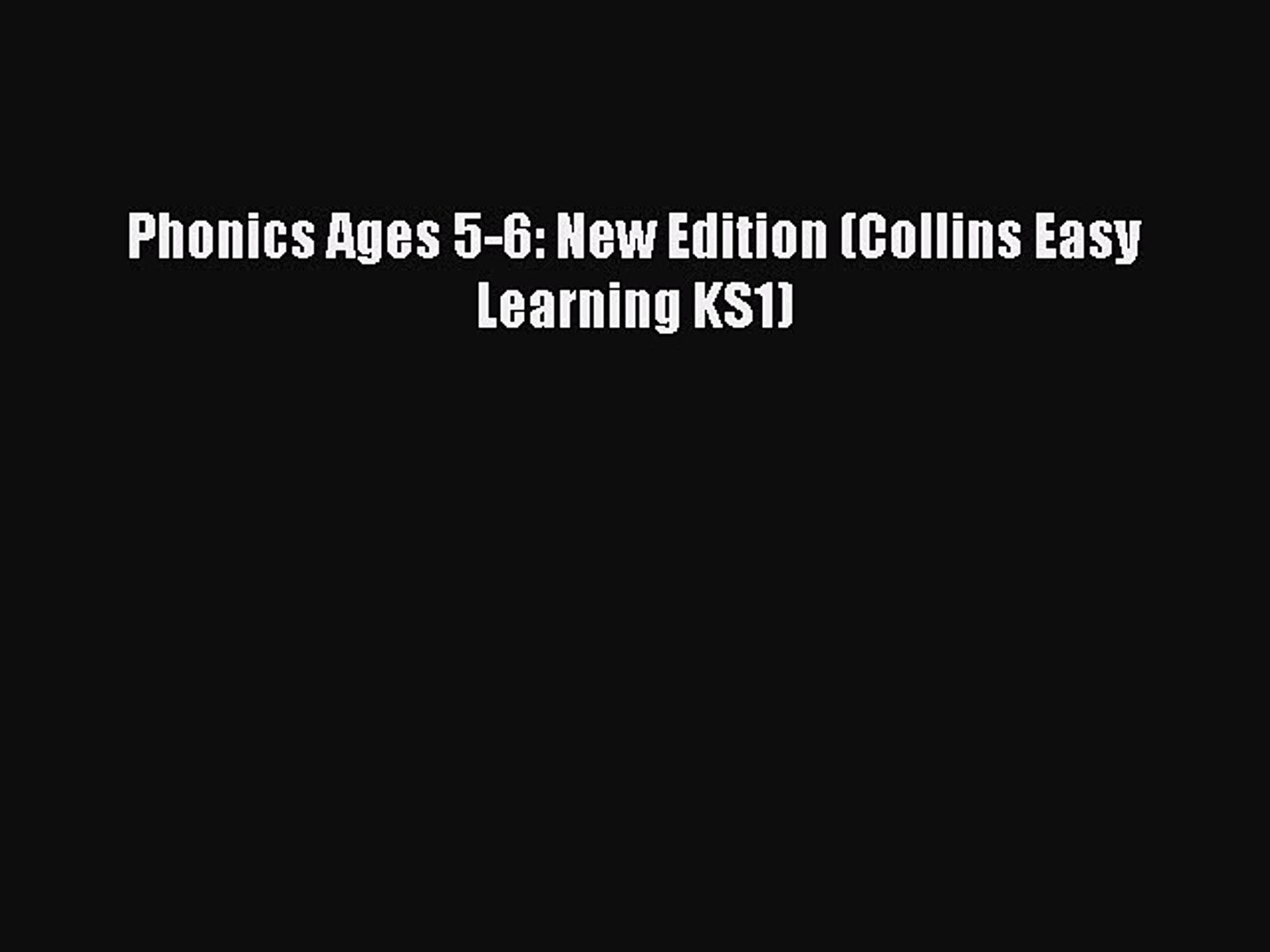 Collins easy learning age 57 spelling ages 56 new edition