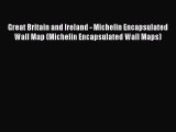 Great Britain and Ireland - Michelin Encapsulated Wall Map (Michelin Encapsulated Wall Maps)