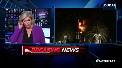 Massive fire breaks out in tower near Dubai's New Year's fireworks display