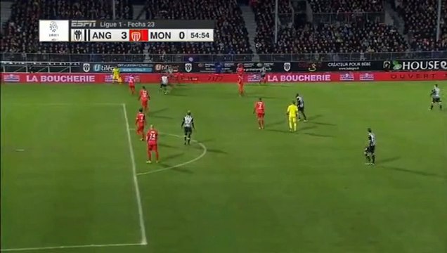 GOOOAL Mohamed Yattara ~Angers 3-0 AS Monaco 30.01.2016