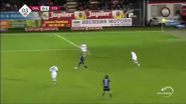 0-1 Mathieu Dossevi Goal Belgium Jupiler Pro League - 30.01.2016, OH Leuven 0-1 Standard Liège