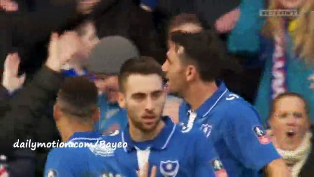 All Goals HD - Portsmouth 1-2 Bournemouth - 30-01-2016 FA Cup