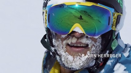 Красивейший фрирайд на горных лыжах