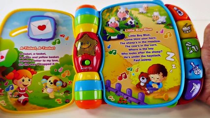 Musical Rhymes Book VTech Learn 40+ Songs Teaching Colors Nursery Rhymes! Toddler Toys