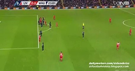 Christian Benteke Super Chance - Liverpool v. West Ham 30.01.2016 HD