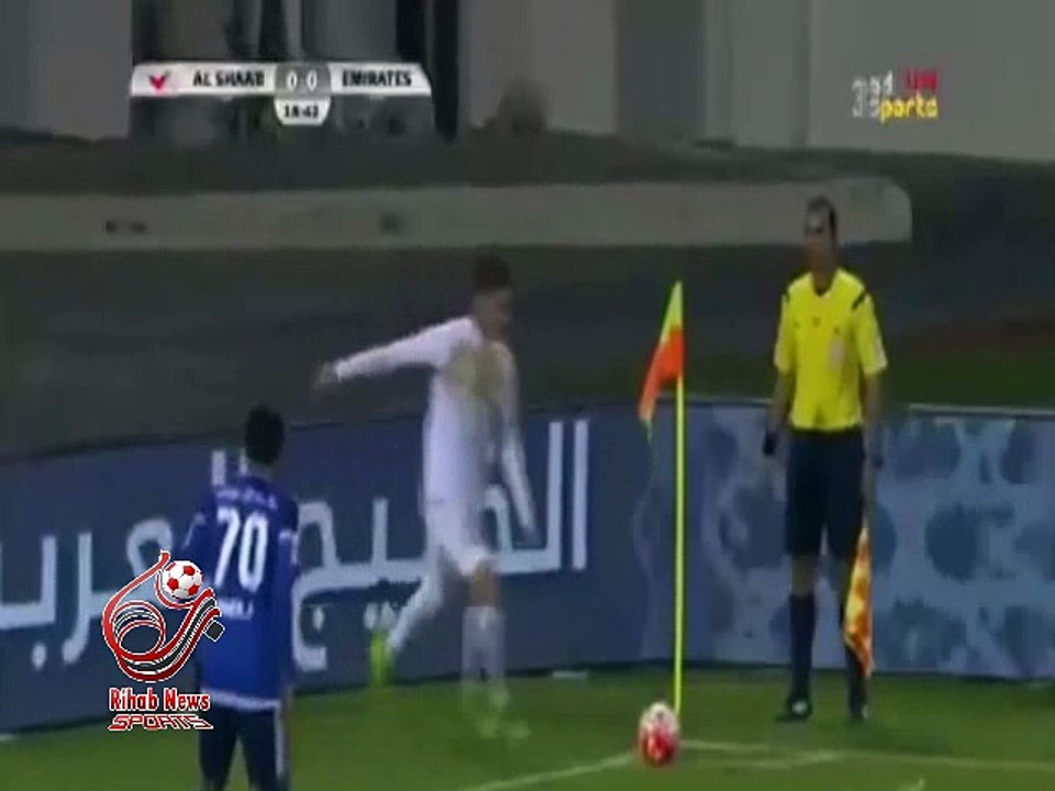 اهداف مباراة ( الإمارات 2-1 الشعب ) دوري الخليج العربي الاماراتي