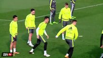 Sergio Ramos se hizo el 'chulito' y le acabaron vacilando en el entrenamiento