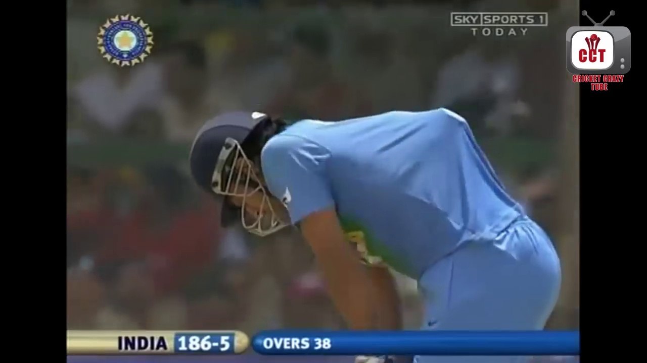 Dhoni plays with ice bags on back