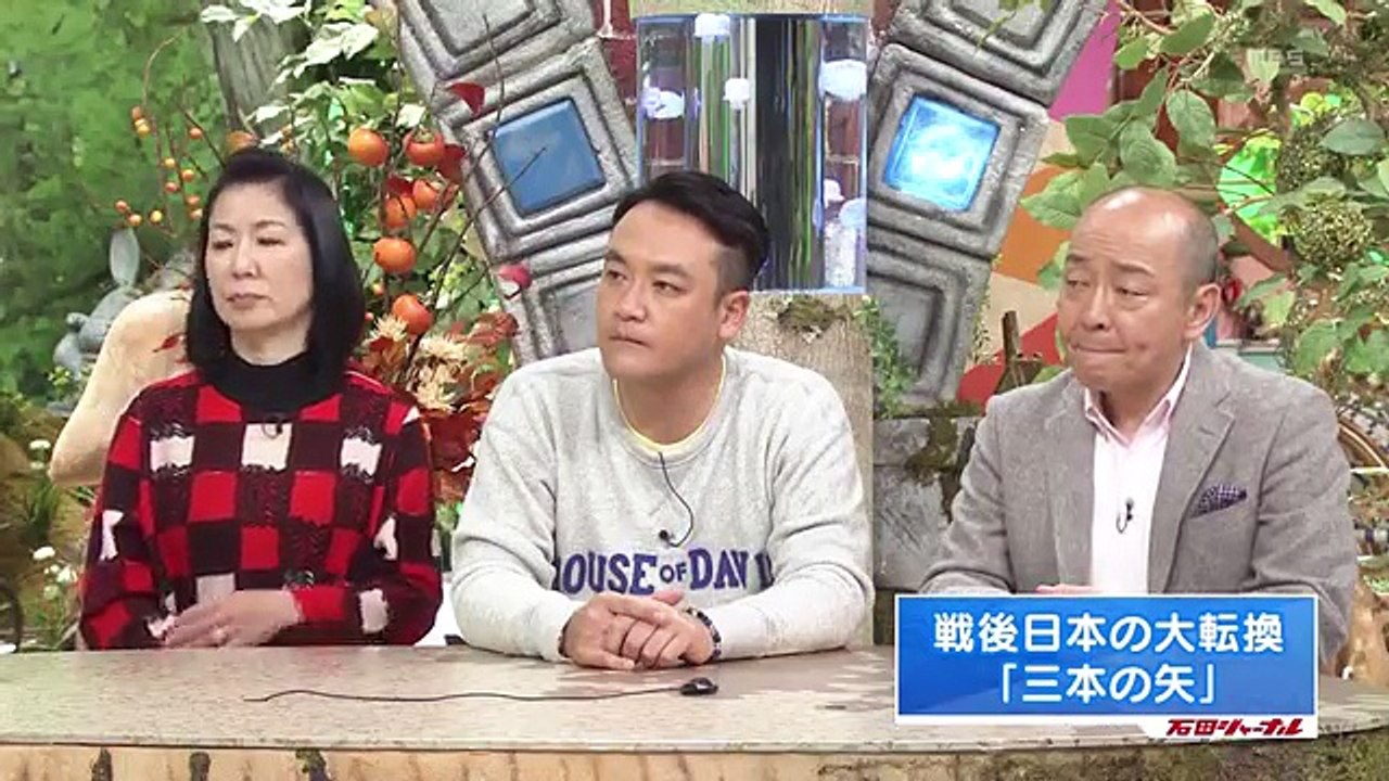 ちちんぷいぷい 2015年11月09日 『石田ジャーナル 戦後日本の大転換「三本の矢」』 1080p