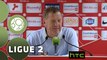Conférence de presse Stade Brestois 29 - Paris FC (1-0) : Alex  DUPONT (BREST) - Jean-Luc VASSEUR (PFC) - 2015/2016