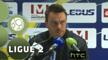 Conférence de presse FC Sochaux-Montbéliard - FBBP 01 (1-1) : Albert CARTIER (FCSM) - Hervé DELLA MAGGIORE (BBP) - 2015/2016