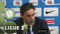 Conférence de presse Tours FC - AC Ajaccio (1-1) : Marco SIMONE (TOURS) - Olivier PANTALONI (ACA) - 2015/2016