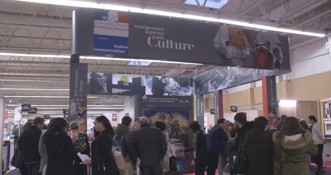 Salon des formations artistiques : intervention de l'artiste urbain Artiste Ouvrier