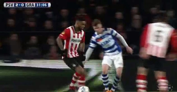 GOOOOAL Davy Propper Goal - PSV 2 - 0 Graafschap - 30-01-2016