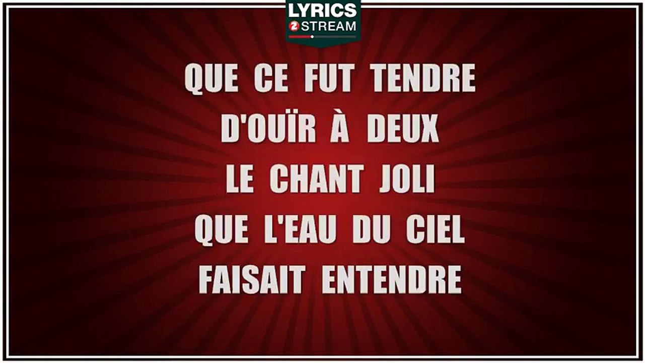 Le Parapluie - Georges Brassens - paroles