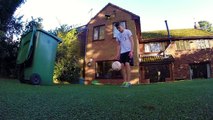 GoPro  Football Bin Shots & Skills   Footballskills98