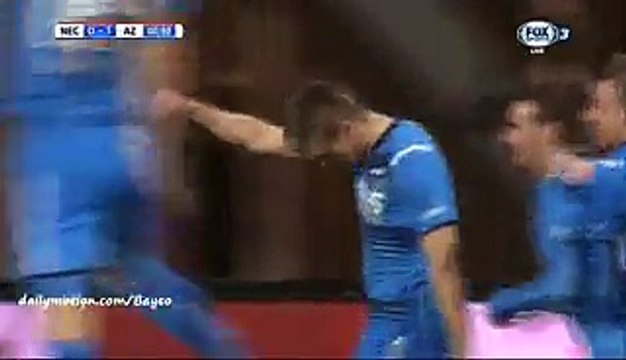 Markus Henriksen Amazing Goal HD - Nijmegen 0-1 AZ Alkmaar - 30-01-2016